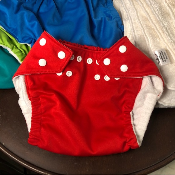 FuzziBunz - One Size Pocket Diapers with inserts - Picture 3 of 8